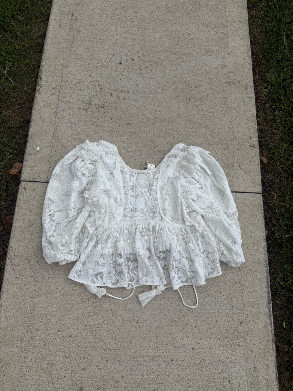 NWT Anthropologie forever that girl Lace Blouse